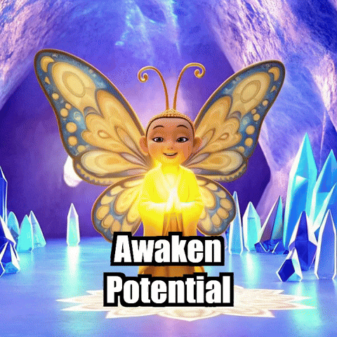 Awakening Unfolding GIF by BuddhaFlyJourney