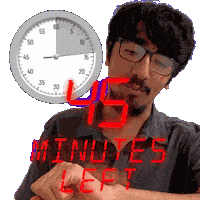 45 Minutes 45Min Sticker