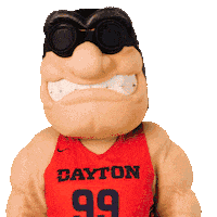 Dayton Flyers 1D Sticker by University of Dayton