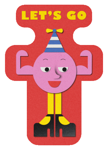 Lets Go Fun Sticker