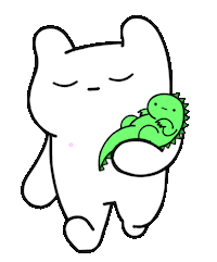 Cat Love Sticker by Coolman