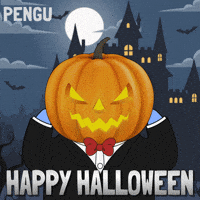 Trick Or Treat Halloween GIF by Pudgy Penguins