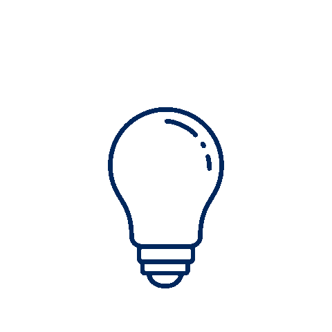 ftloyb idea lightbulb deb shine bright Sticker