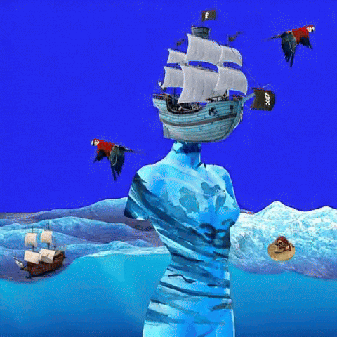 Water Ship GIF by The LSD Hotel