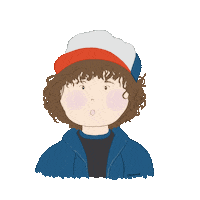 stranger things netflix Sticker