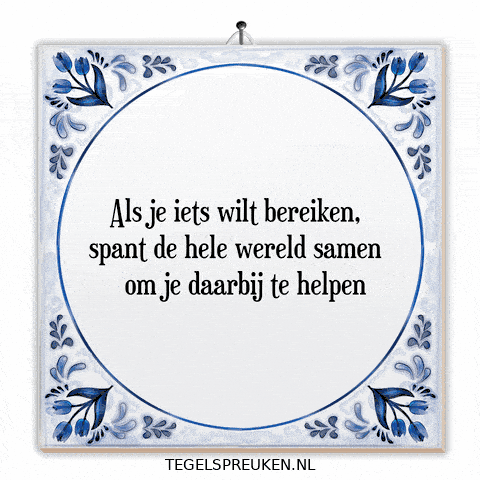 Teamwork Nl GIF by Tegelspreuken.nl