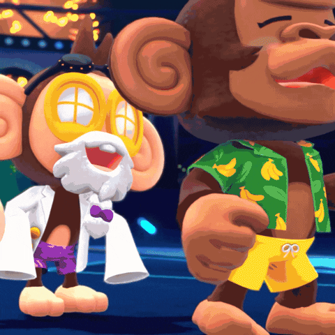 Celebrate Super Monkey Ball GIF by SEGA