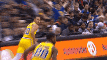 Happy Golden State Warriors GIF by NBA