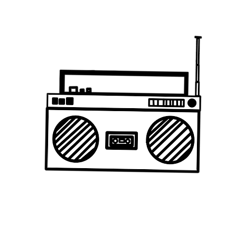 Radio Beat Sticker