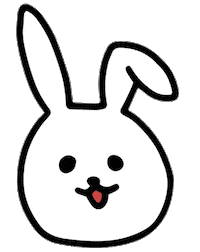 Rabbit うさぎ Sticker