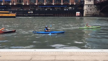 T. Rex Proves That Short Arms Are No Obstacles to Kayaking