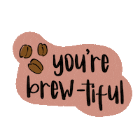 Coffee Beans Love Sticker