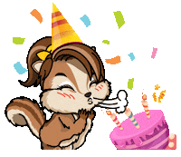 Happy Birthday Love Sticker by Nutchies Indonesia