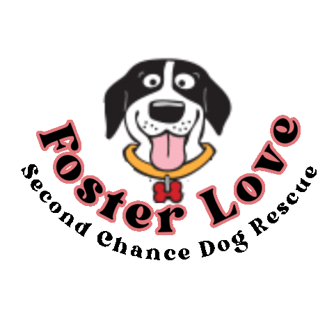 Rescue Dog Foster Love Sticker by Second Chance Dog Rescue