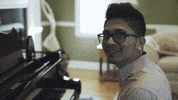 piano smile GIF