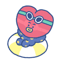 Vacation Tube GIF by BT21