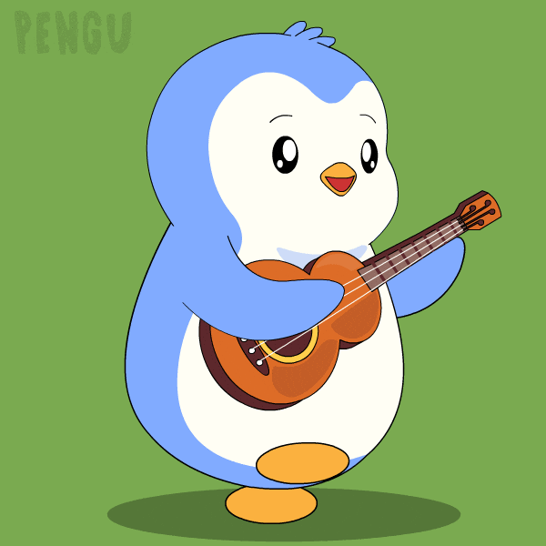 Playing Country Roads GIF by Pudgy Penguins