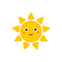 Happy Sun Sticker by Lollo & Bernie