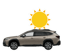 Driving Subaru Outback Sticker by SubaruItalia