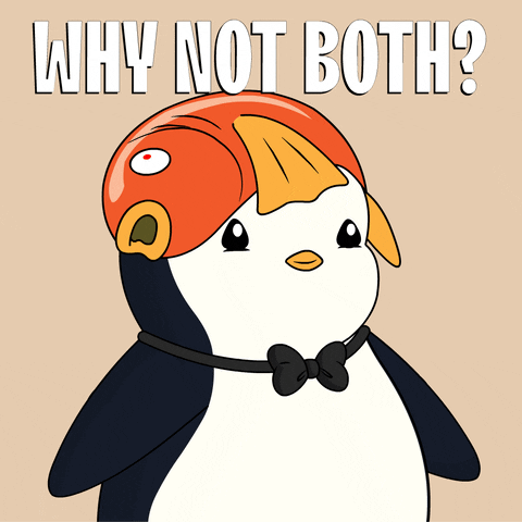Penguin Shrug GIF by Pudgy Penguins