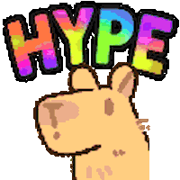 Capybara Capi Sticker by Kitten Cup Studio