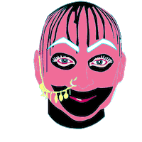 music video 80s Sticker by ladypat