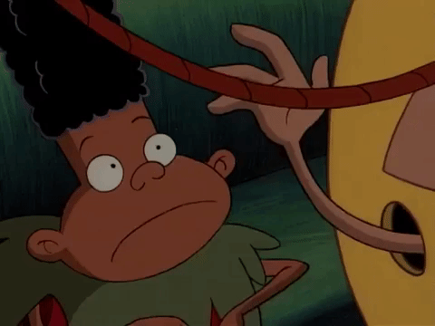 scared hey arnold GIF
