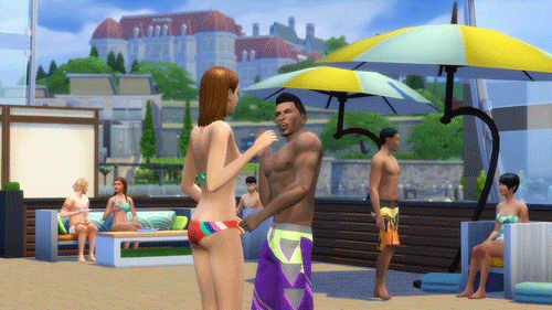 slap yes GIF by The Sims
