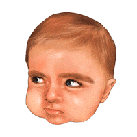 artshet cute sad sticker angry Sticker