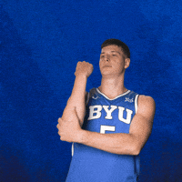 Byu Basketball Celebration GIF by BYU Cougars