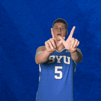 Byu Basketball Win GIF by BYU Cougars