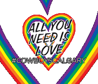 All You Need Is Love Calgary Sticker by Cowboys Music Festival