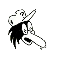 lofihigh animation bird duck paranoid Sticker