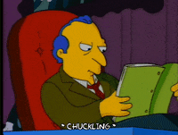 Sitting Season 4 GIF by The Simpsons