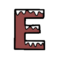 Christmas E Sticker
