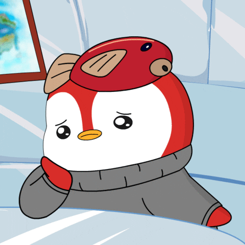 Sad Over It GIF by Pudgy Penguins