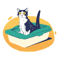 The Business Cat Sticker by MUTI