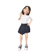 Menina Sticker