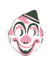Horror Mask Sticker