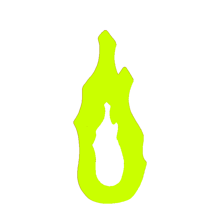 Green Fire Burn Sticker by Digital Pratik