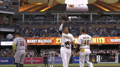 San Diego Padres Thank You GIF by MLB