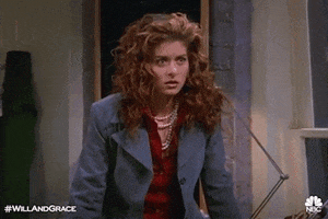 Oh No Reaction GIF by Will & Grace