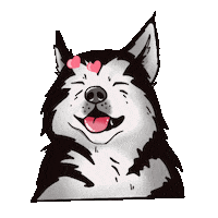 Dog Love Sticker