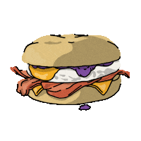 Bacon Egg And Cheese Showtime Sticker by The Chi