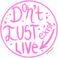 Exist Pink Friday GIF by MissAllThingsAwesome