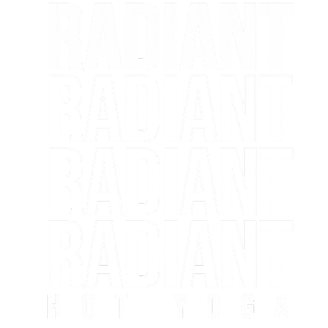 Attitude You Are Radiant Sticker by Radiant Hot Yoga
