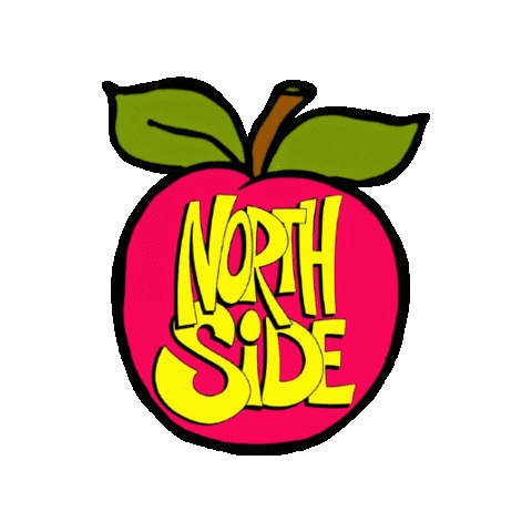 North Side Apple Sticker by kulbritania