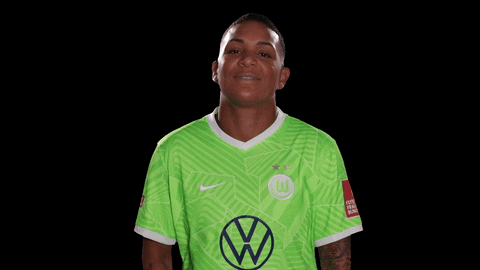 Van De Sanden Reaction GIF by VfL Wolfsburg