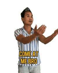Comeatmebro Sticker by Khang Wholesale To Million
