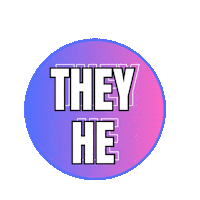 Echo Pronouns Sticker by Day of Pink